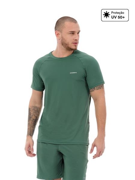 Camiseta Masculina DiCorpo com Mangas Raglã 