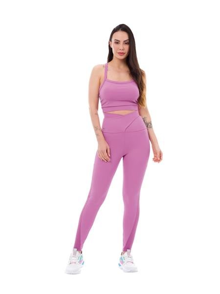 Legging Recortada com Transparências DiCorpo 