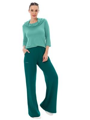 CALÇA PANTALONA DICORPO COM BOLSOS 